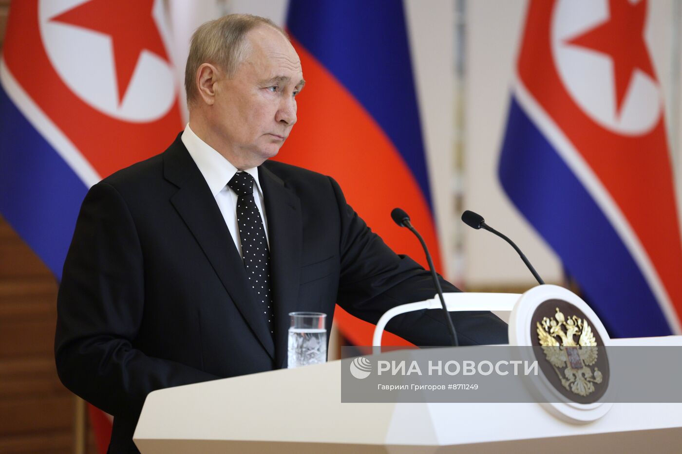 Дружественный государственный визит президента Владимира Путина в КНДР