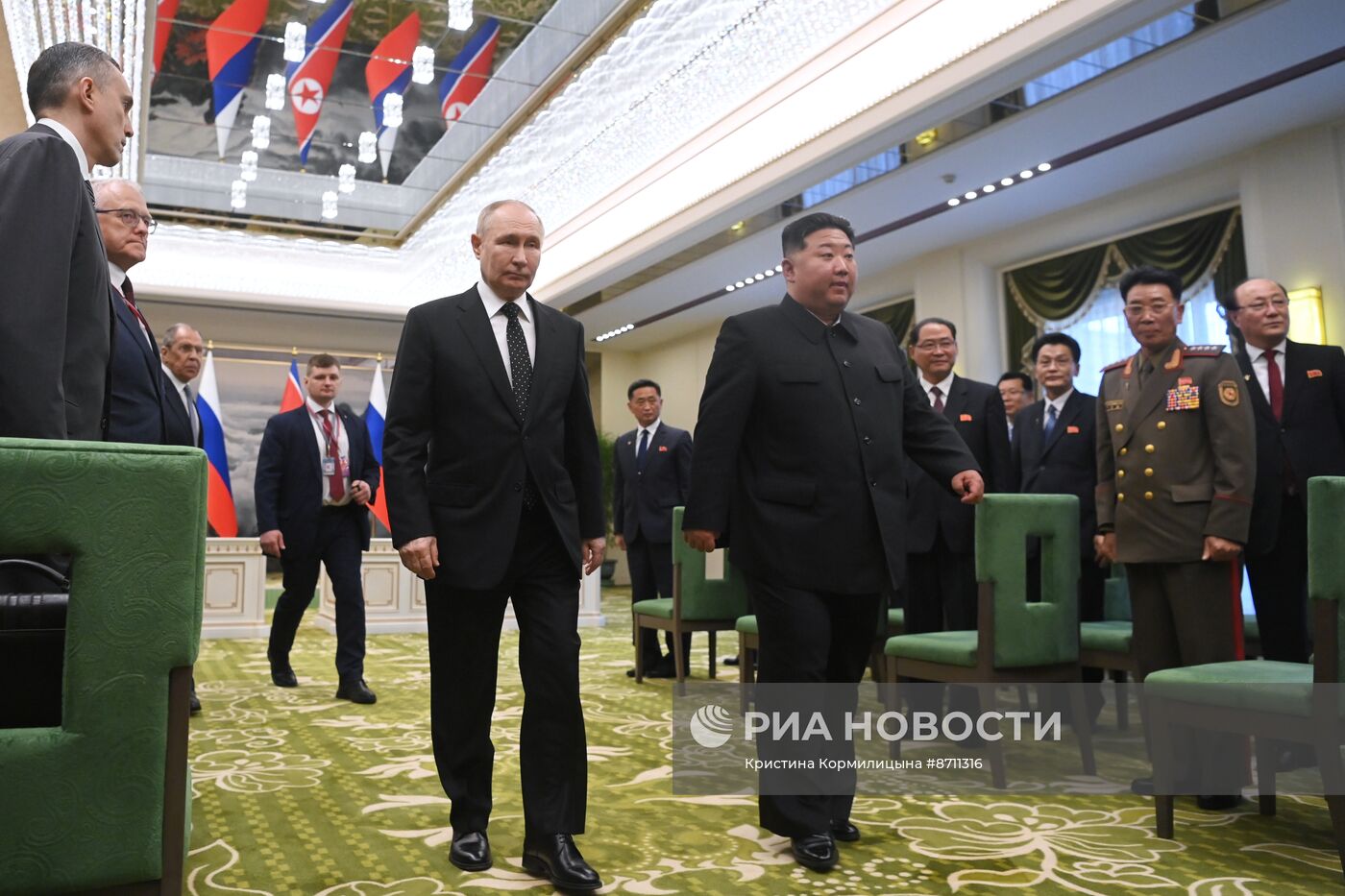 Дружественный государственный визит президента Владимира Путина в КНДР