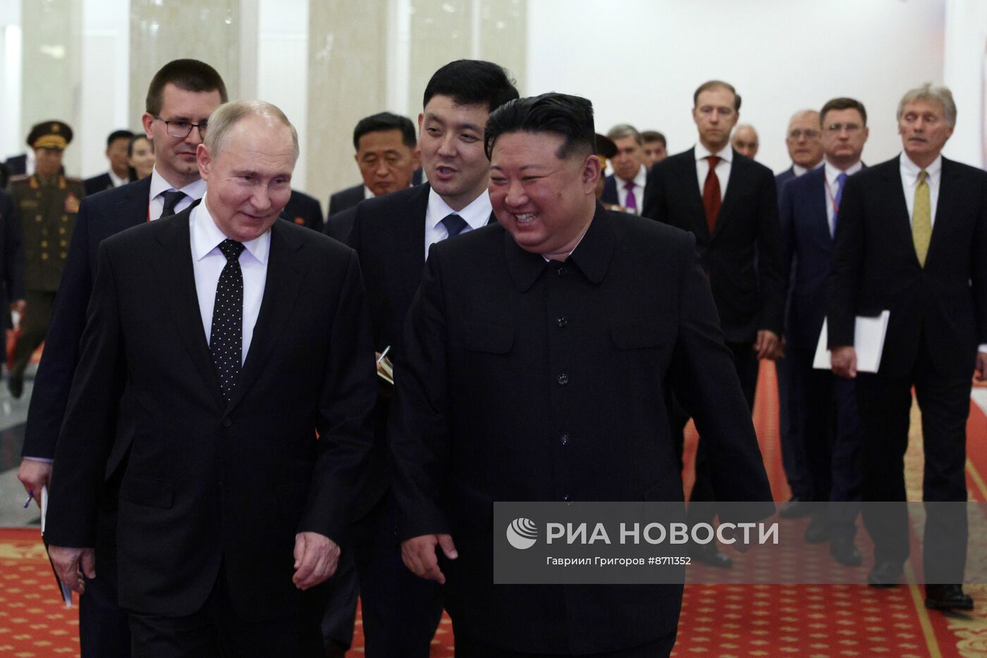 Дружественный государственный визит президента Владимира Путина в КНДР