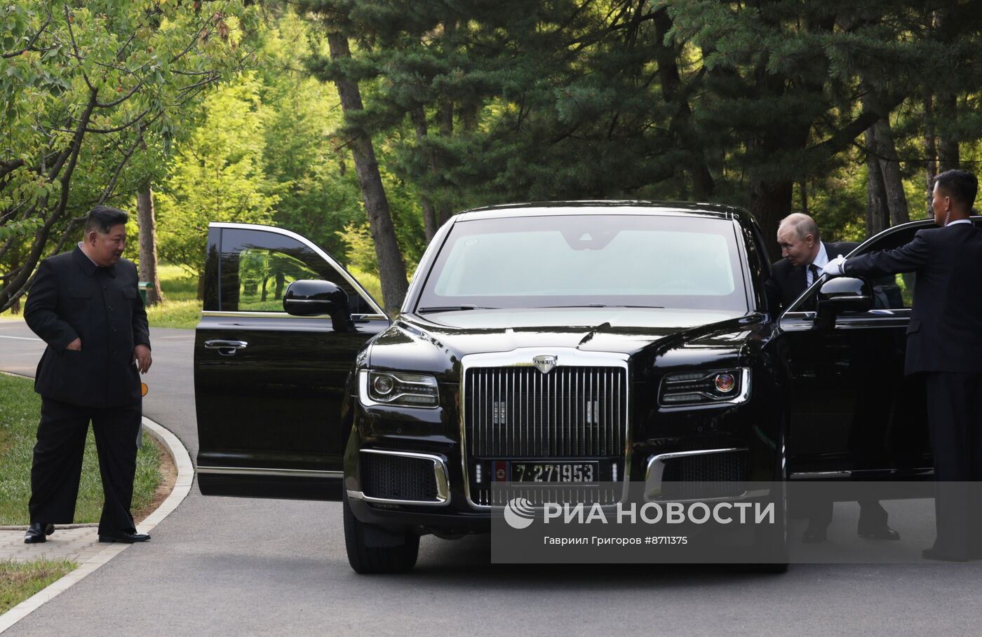 Дружественный государственный визит президента Владимира Путина в КНДР