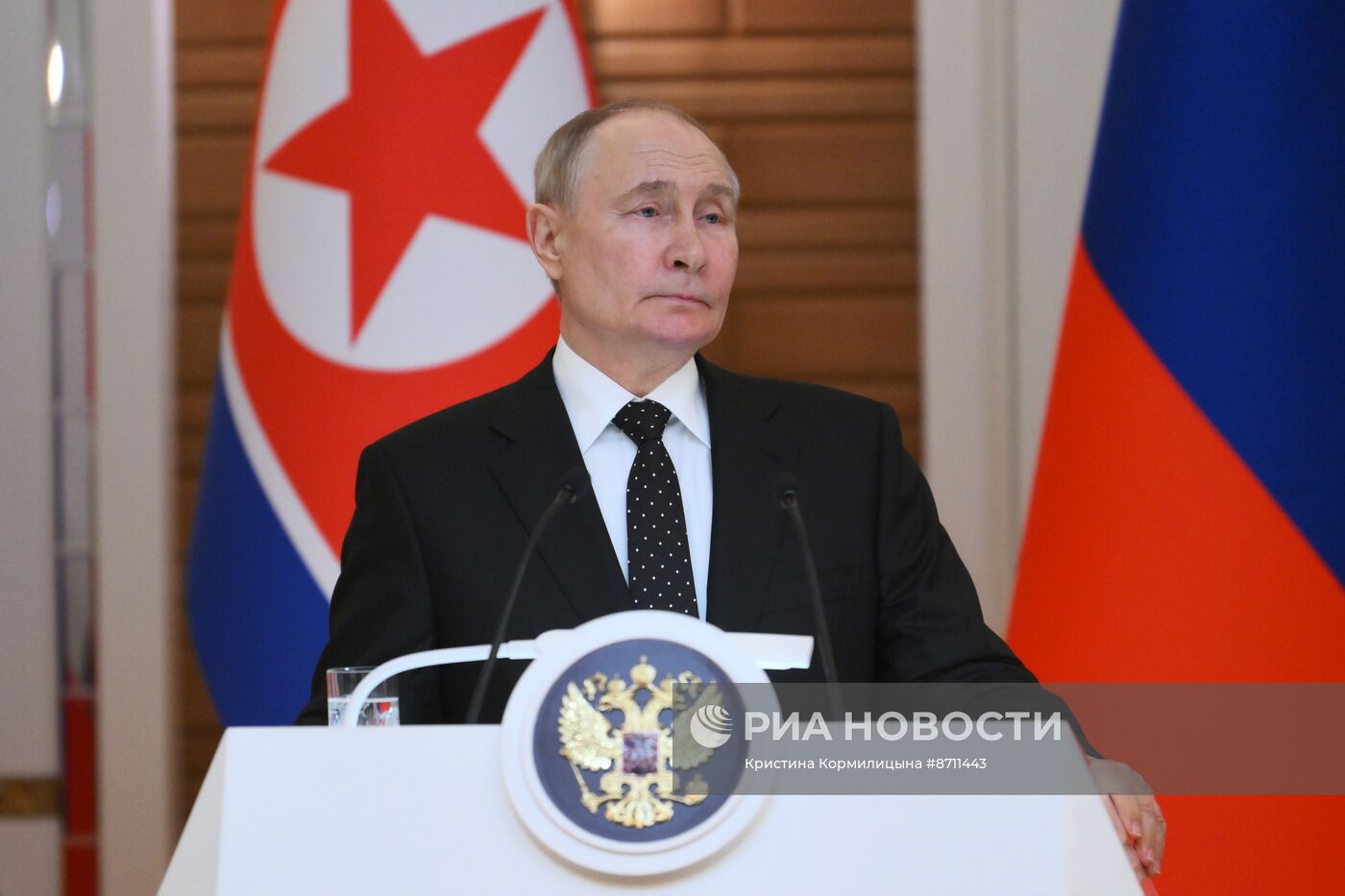Дружественный государственный визит президента Владимира Путина в КНДР