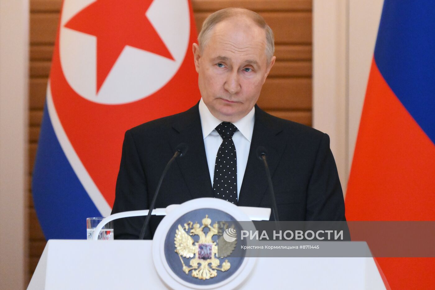 Дружественный государственный визит президента Владимира Путина в КНДР