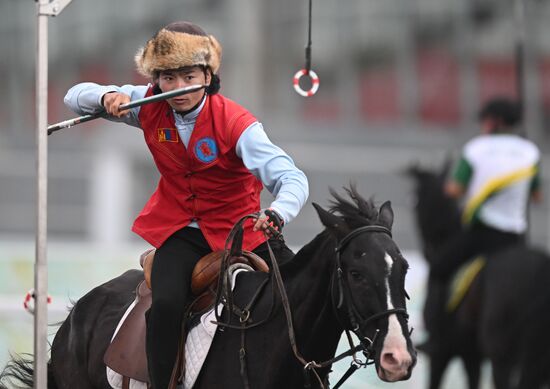 Игры БРИКС. Конный спорт. Тентпеггинг