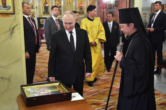 Дружественный государственный визит президента Владимира Путина в КНДР
