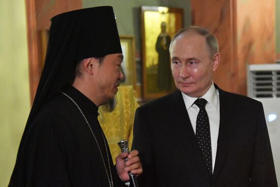 Дружественный государственный визит президента Владимира Путина в КНДР