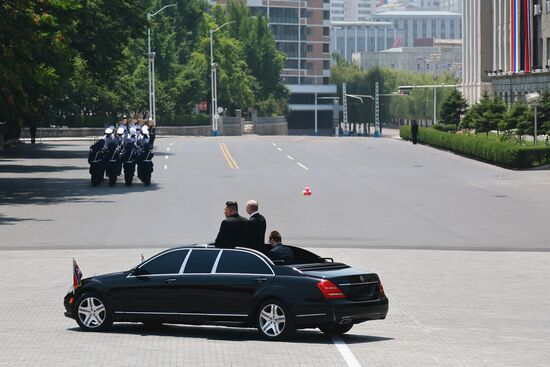 Дружественный государственный визит президента Владимира Путина в КНДР