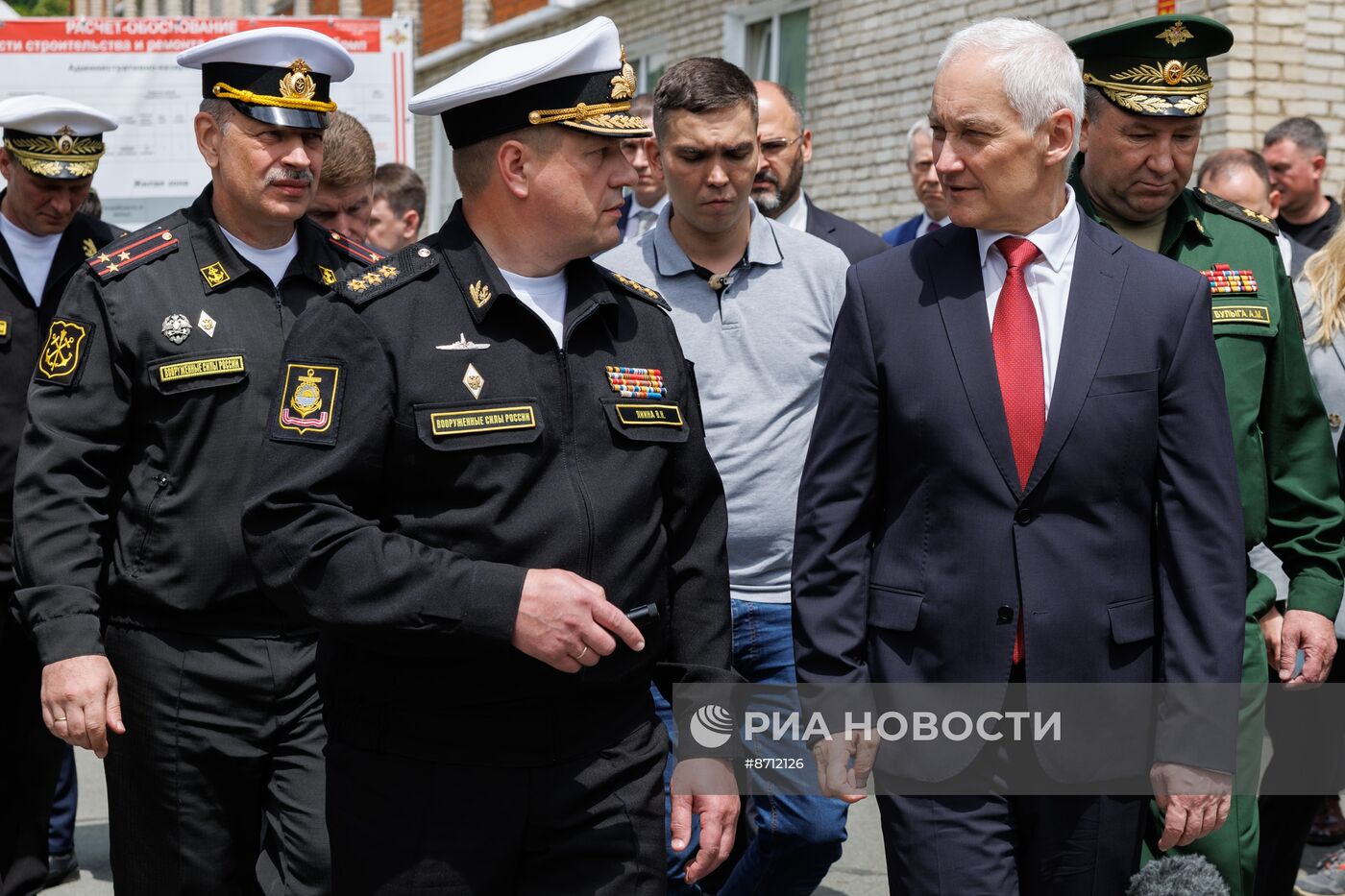 Поездка министра обороны РФ А. Белоусова в Приморье