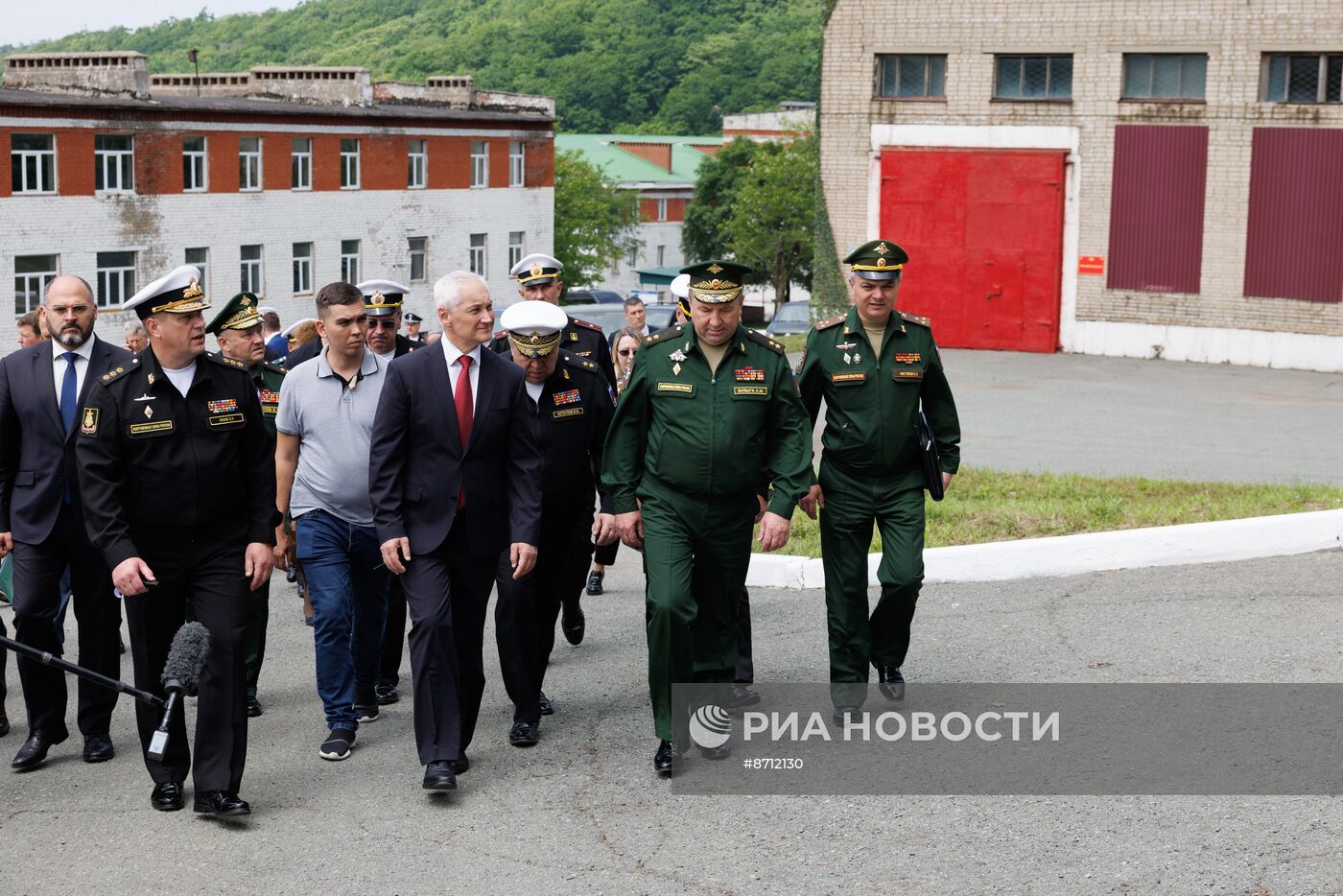 Поездка министра обороны РФ А. Белоусова в Приморье