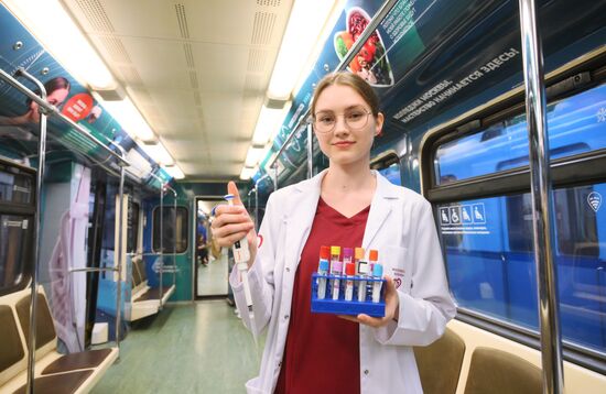 Запуск тематического поезда, посвященного среднему профессиональному образованию