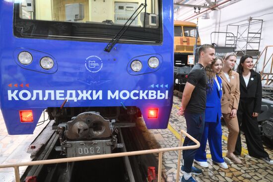 Запуск тематического поезда, посвященного среднему профессиональному образованию