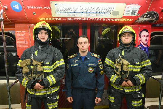 Запуск тематического поезда, посвященного среднему профессиональному образованию