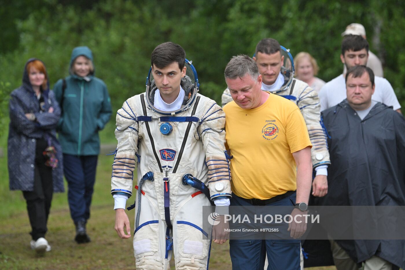 Тренировки космонавтов в случае приземления на водную поверхность