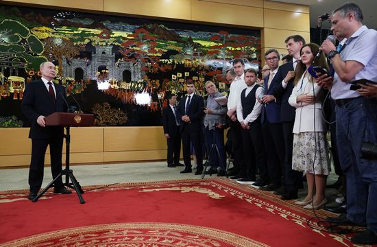 Государственный визит президента Владимира Путина во Вьетнам