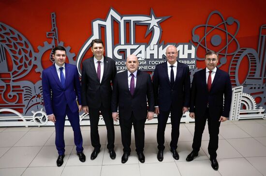 Премьер-министр Михаил Мишустин посетил МГТУ "СТАНКИН"