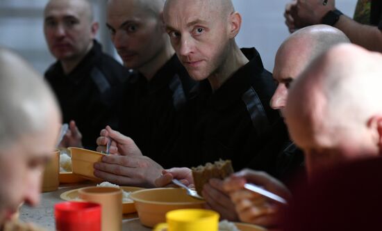 Украинские пленные в российском исправительном учреждении