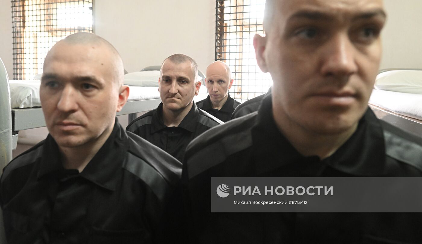 Украинские пленные в российском исправительном учреждении