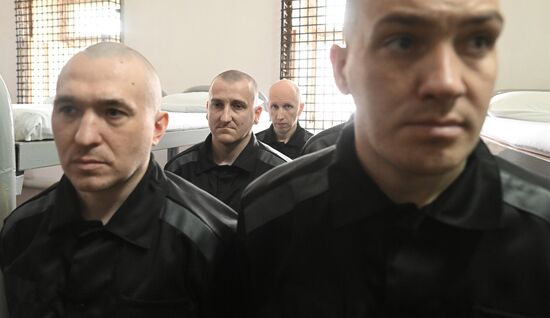 Украинские пленные в российском исправительном учреждении