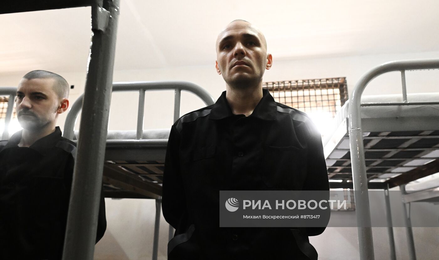 Украинские пленные в российском исправительном учреждении