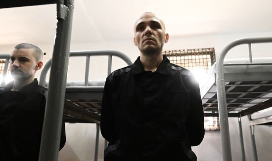 Украинские пленные в российском исправительном учреждении