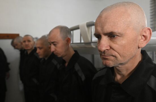 Украинские пленные в российском исправительном учреждении