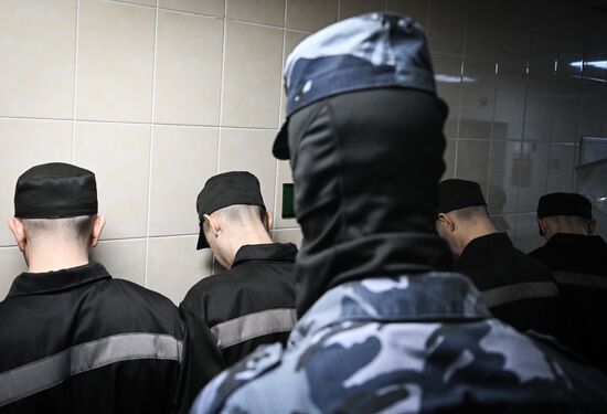 Украинские пленные в российском исправительном учреждении