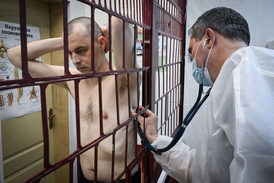 Украинские пленные в российском исправительном учреждении