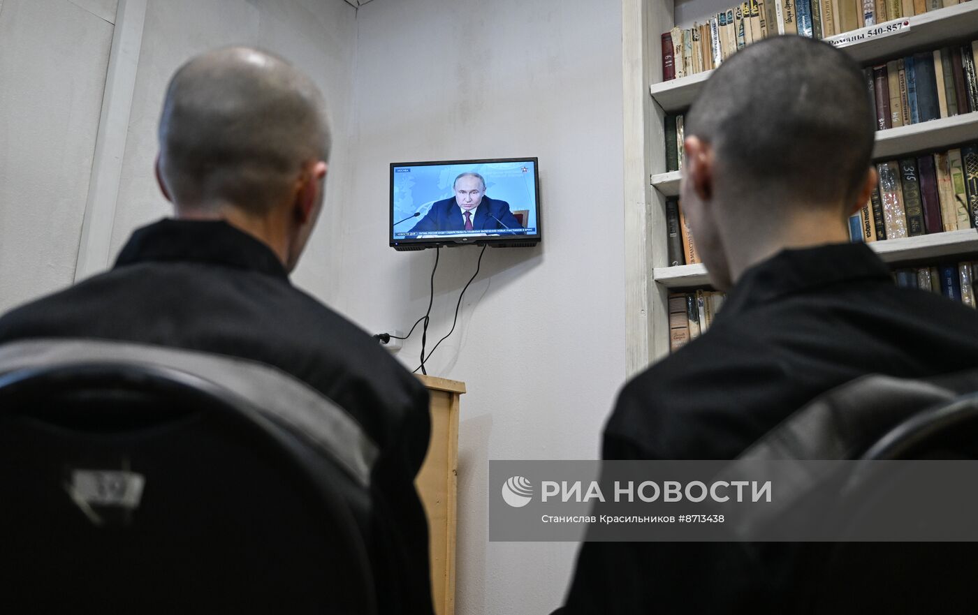 Украинские пленные в российском исправительном учреждении