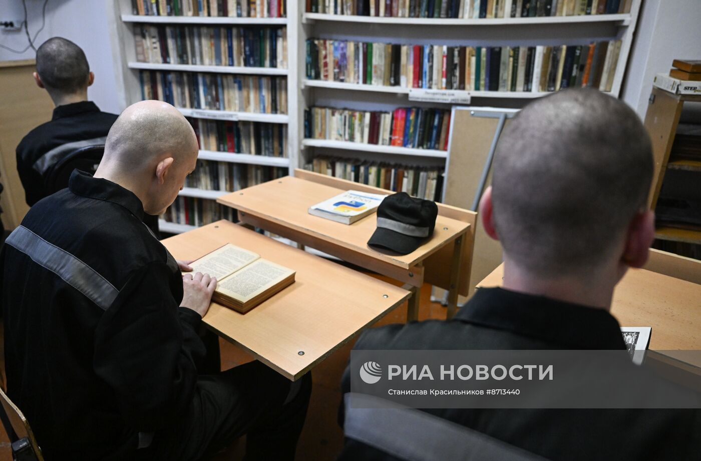 Украинские пленные в российском исправительном учреждении