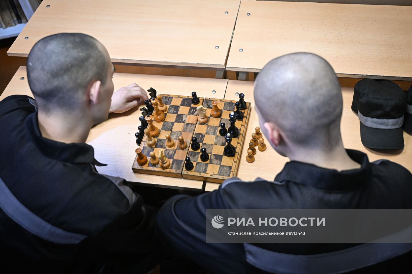 Украинские пленные в российском исправительном учреждении