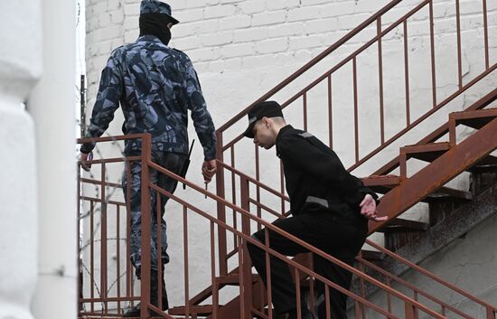 Украинские пленные в российском исправительном учреждении