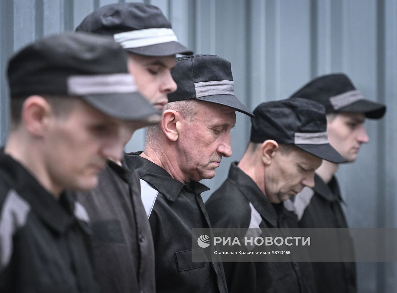 Украинские пленные в российском исправительном учреждении