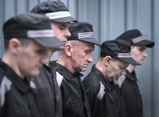 Украинские пленные в российском исправительном учреждении