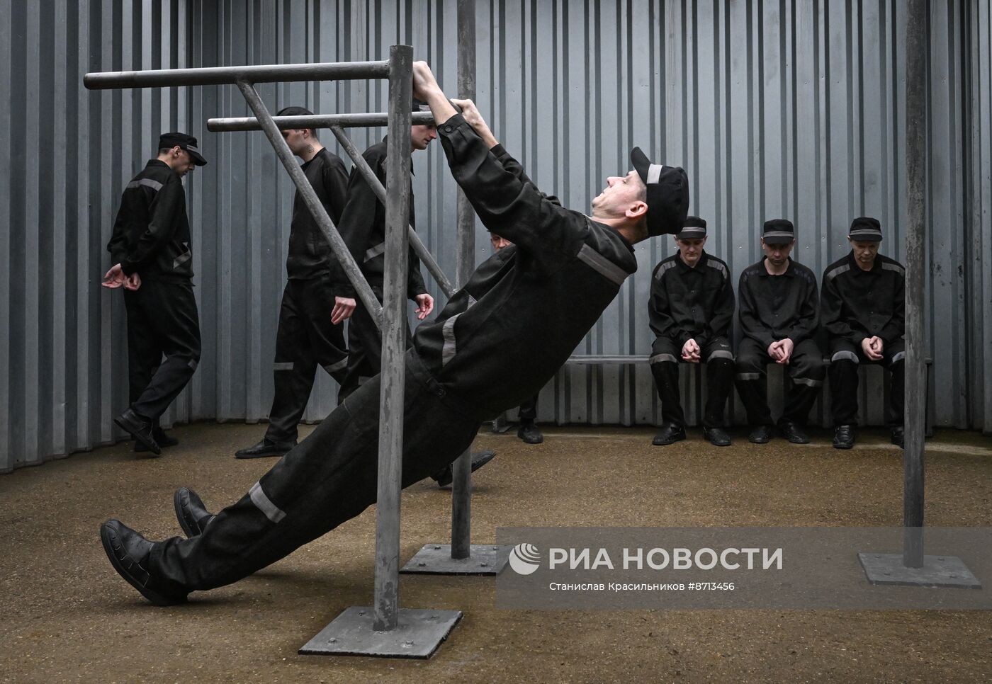 Украинские пленные в российском исправительном учреждении