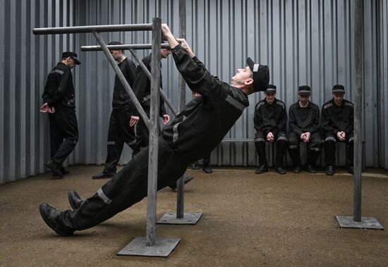 Украинские пленные в российском исправительном учреждении