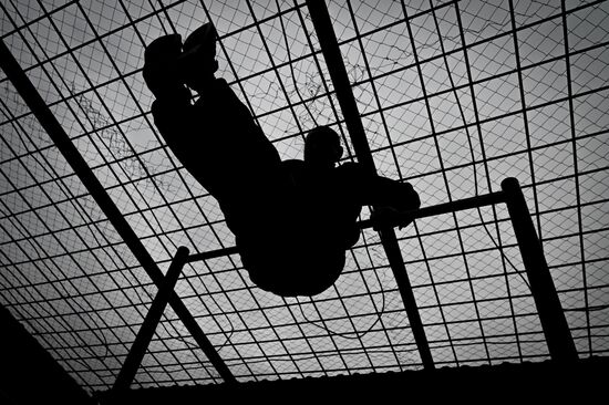 Украинские пленные в российском исправительном учреждении