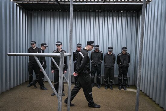 Украинские пленные в российском исправительном учреждении