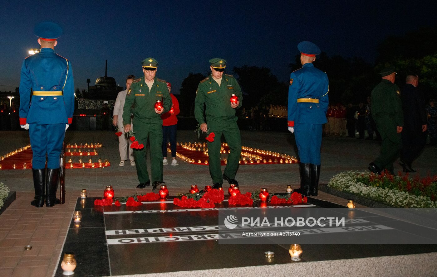 Акция "Свеча памяти" в Приднестровье