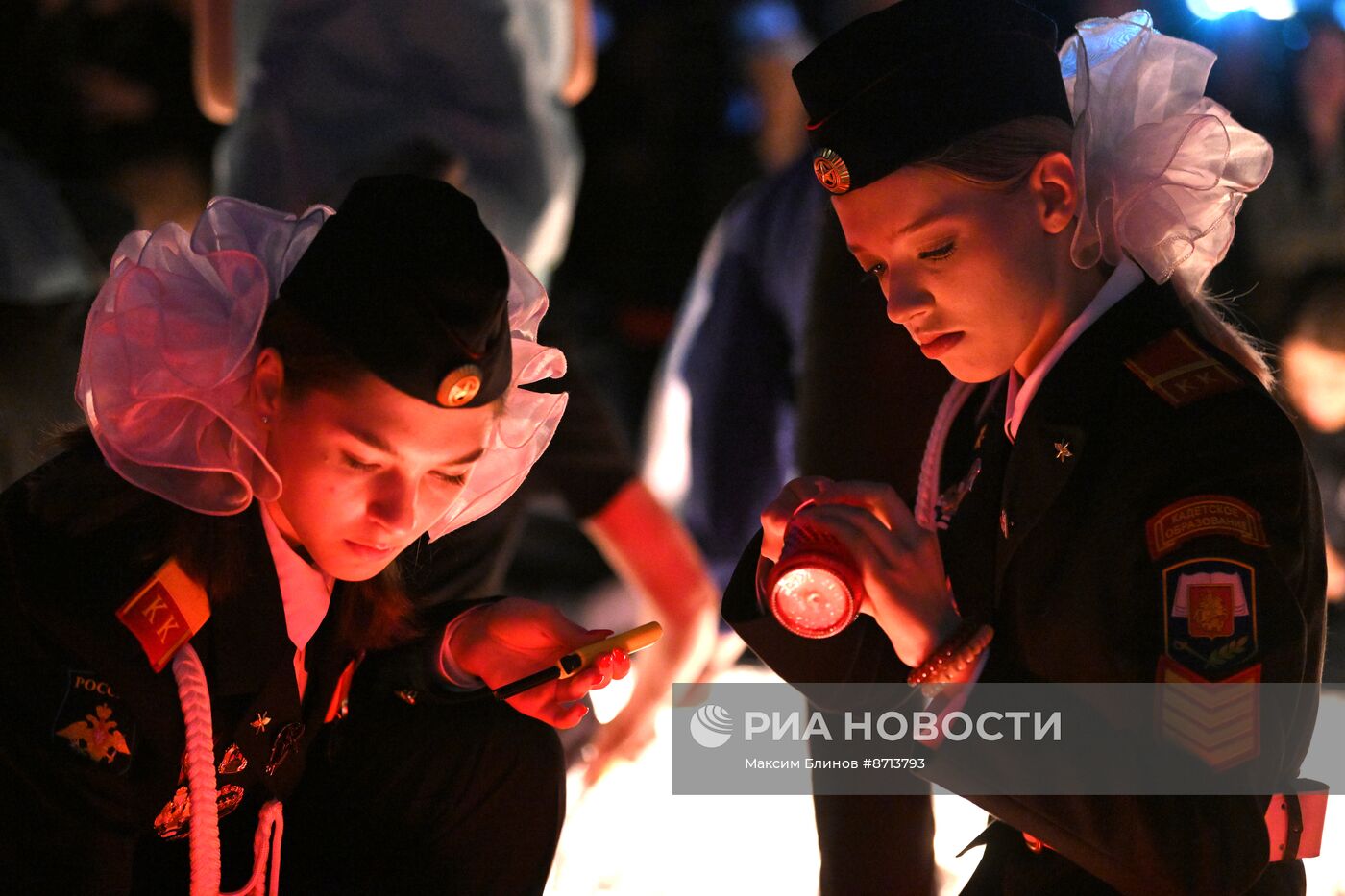 Всероссийская акция "Свеча памяти" в Москве