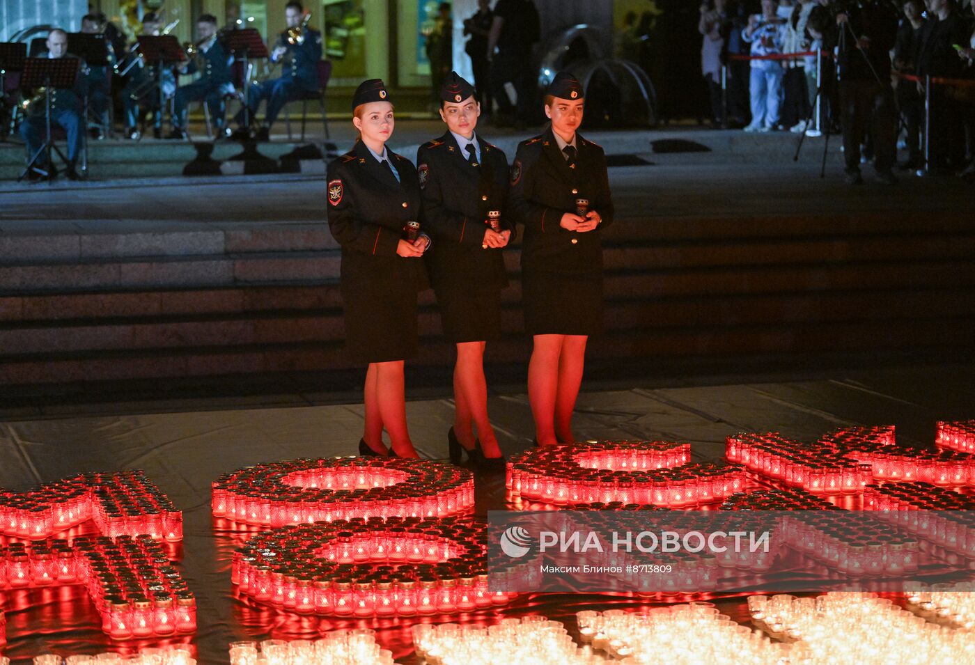 Всероссийская акция "Свеча памяти" в Москве