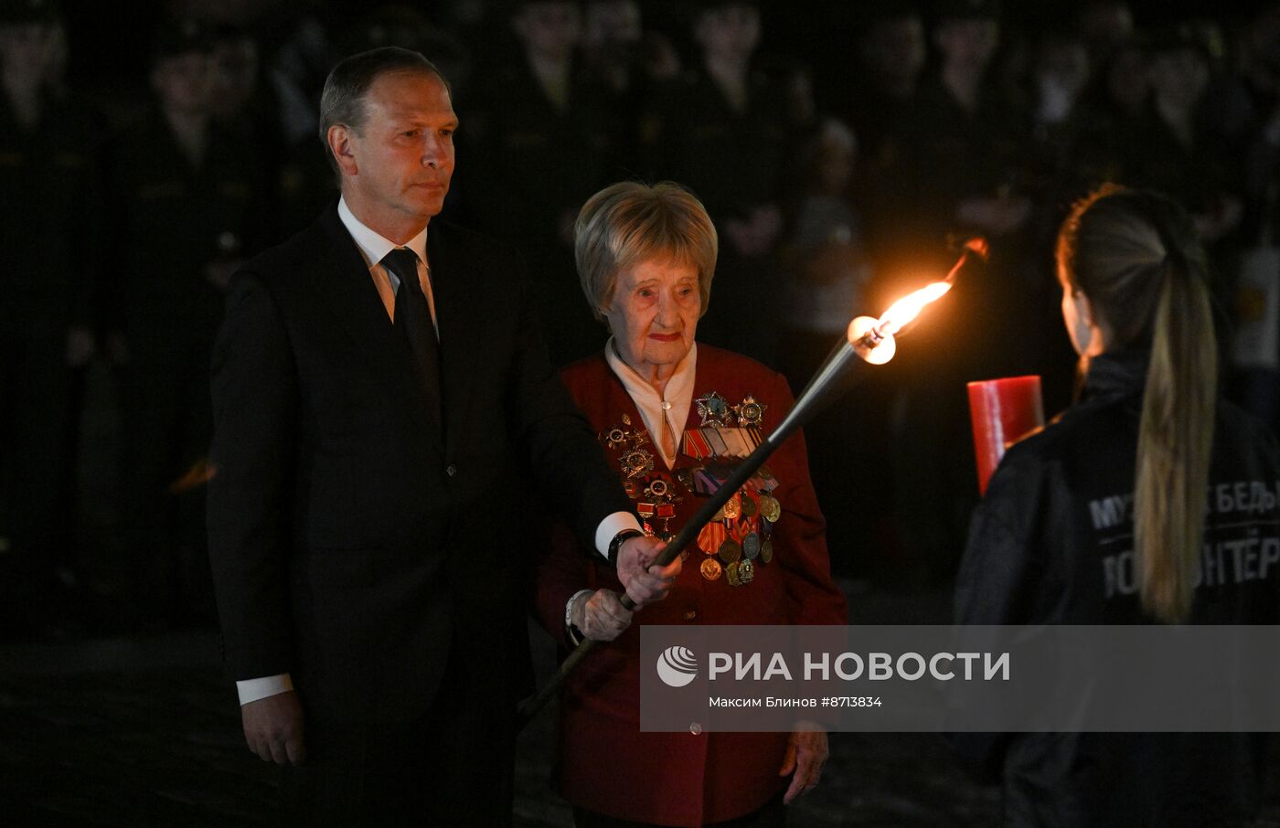 Всероссийская акция "Свеча памяти" в Москве