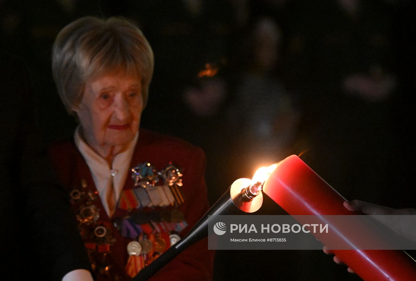 Всероссийская акция "Свеча памяти" в Москве