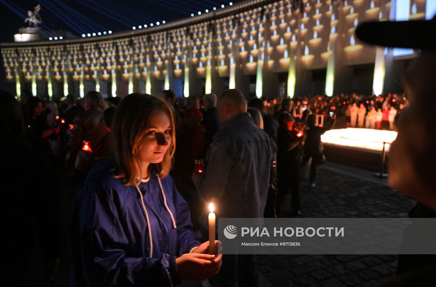 Всероссийская акция "Свеча памяти" в Москве