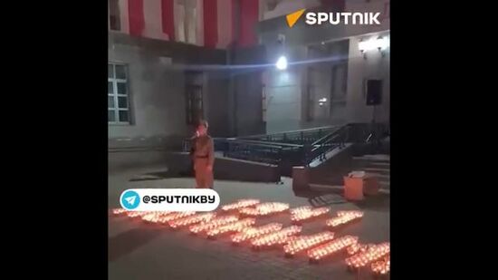 В минском Доме Москвы прошла международная акция "Свеча памяти"