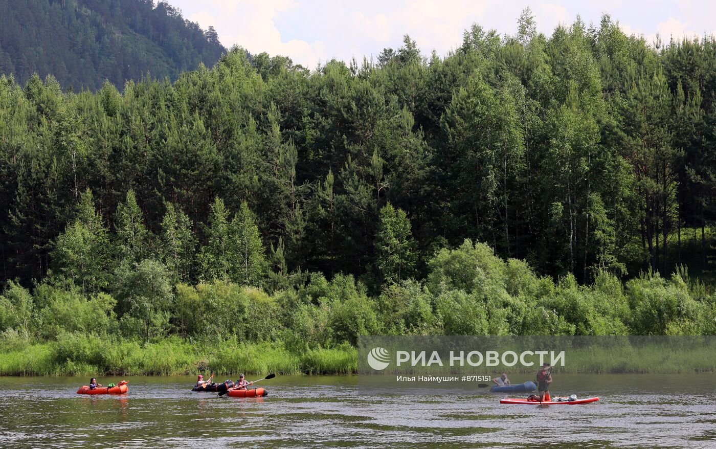 Жаркая погода в Красноярском крае