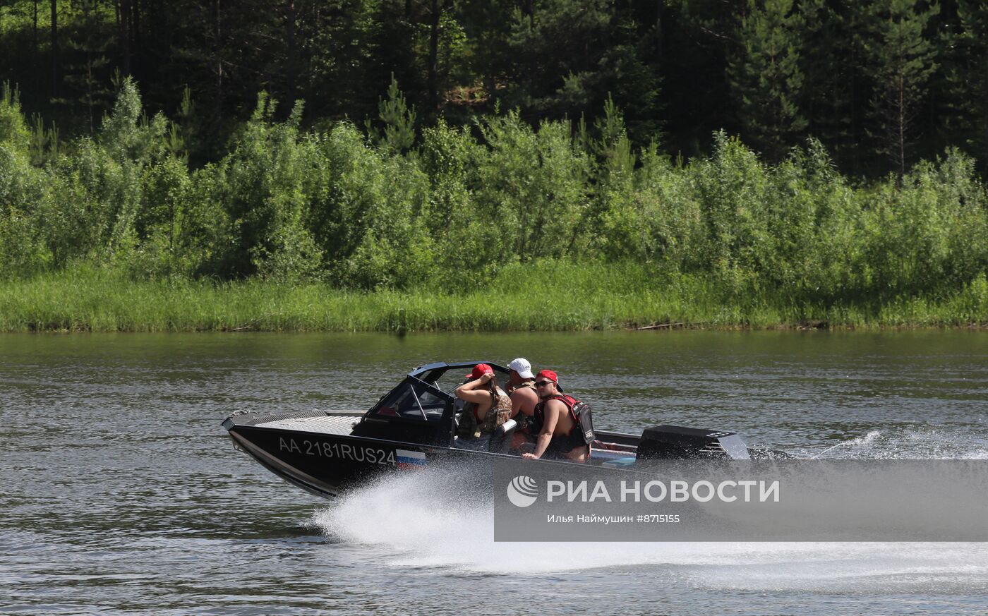 Жаркая погода в Красноярском крае