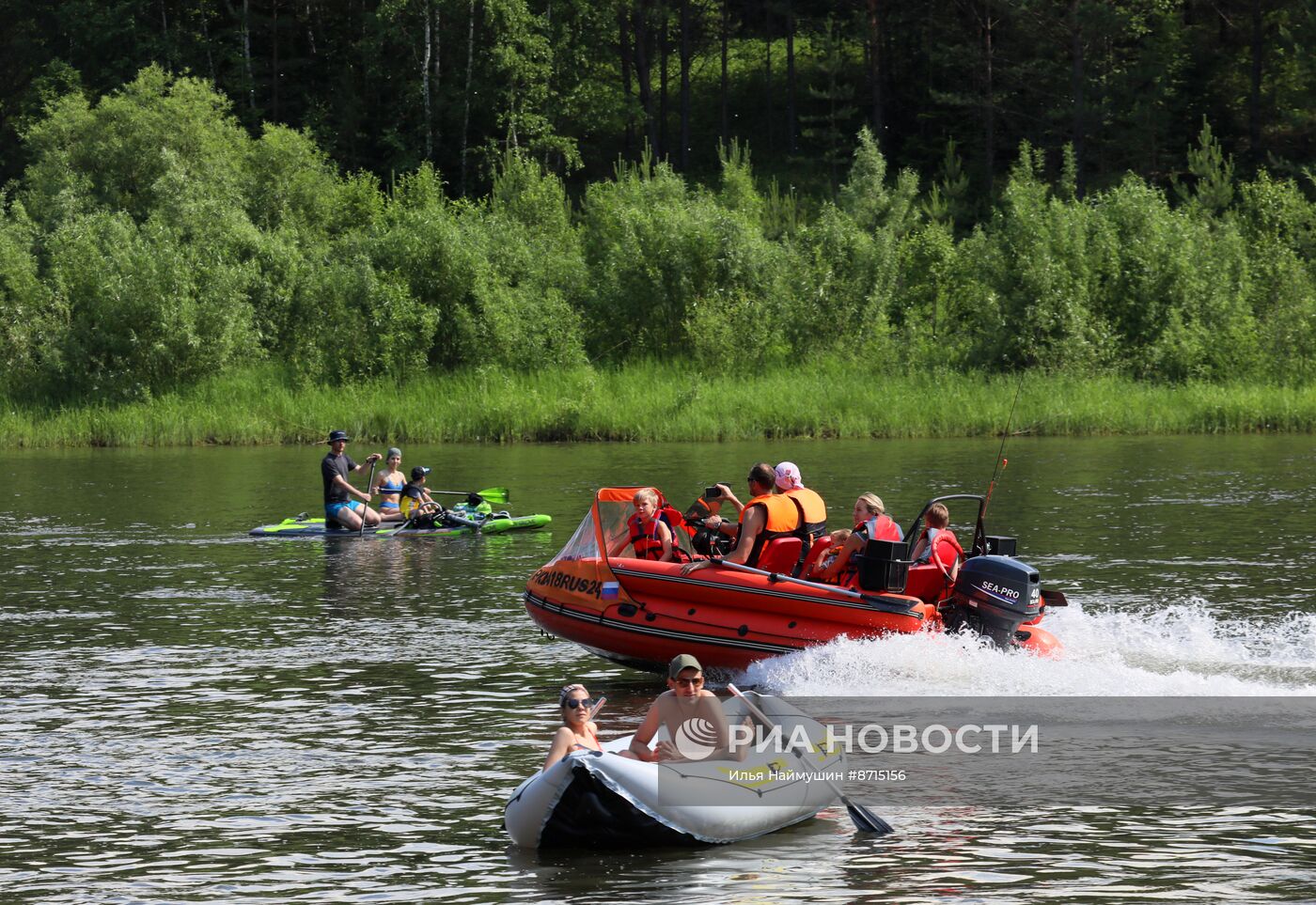 Жаркая погода в Красноярском крае