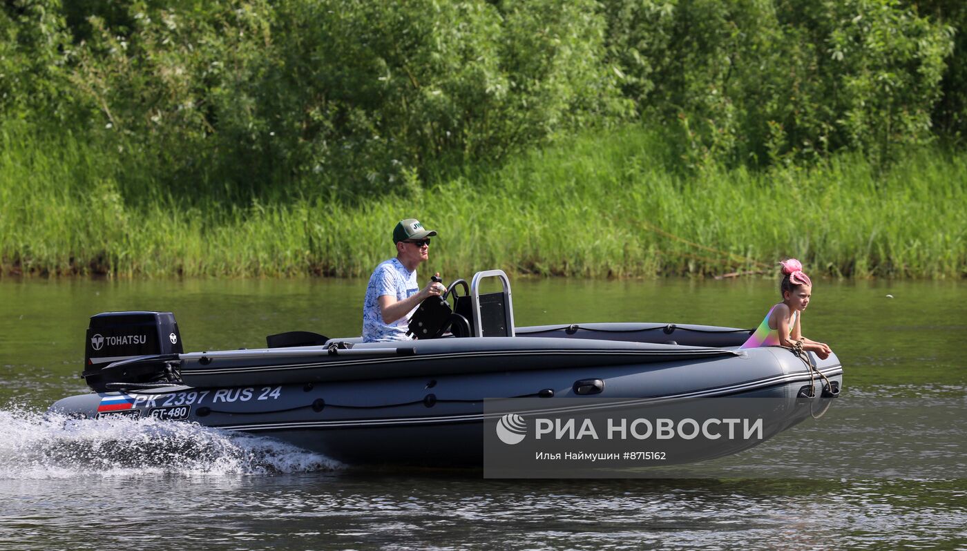 Жаркая погода в Красноярском крае