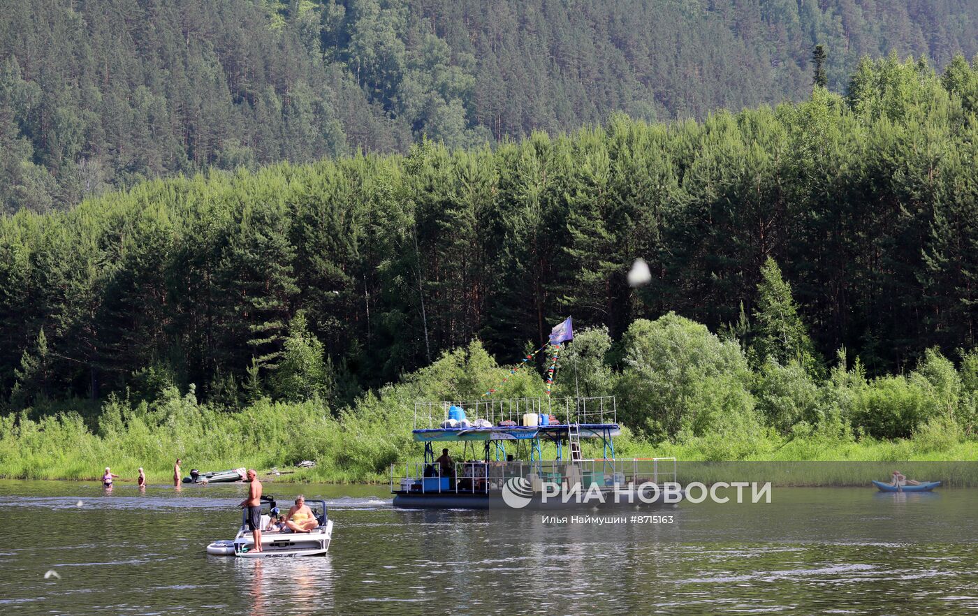 Жаркая погода в Красноярском крае