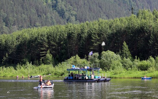 Жаркая погода в Красноярском крае