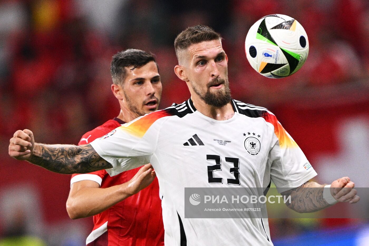 УЕФА ЕВРО-2024. Матч Швейцария - Германия